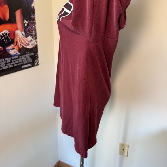 Champion ESPN Long Sleeve Maroon Logo Graphic Shirt - Picture 7 of 12